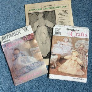 Sewing Patterns - Pillowcase Dolls - Fabric Dolls  Crafts